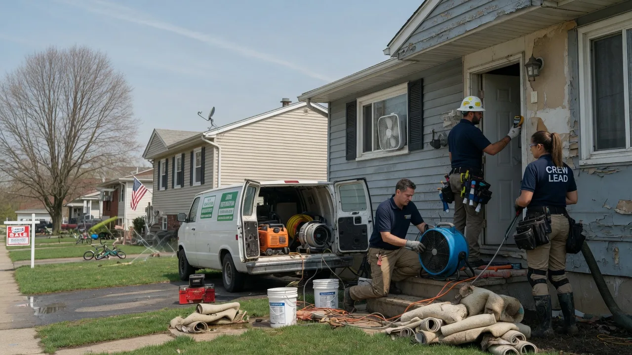 Flood Cleanup in Great Lakes, IL near me